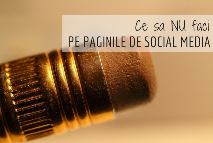 Greseli frecvente in social media