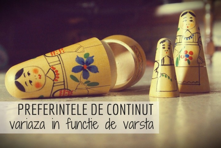 Ce continut prefera publicul in functie de varsta